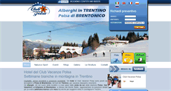 Desktop Screenshot of clubvacanzepolsa.it